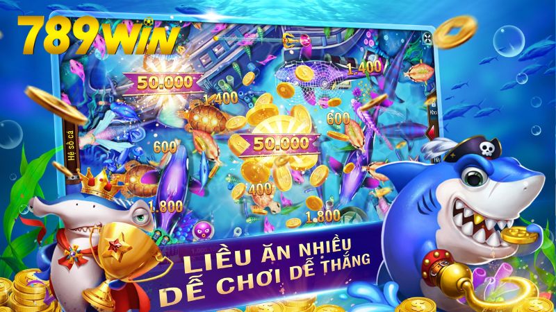 Bắn cá ăn xu 789win - Săn cá vui nhộn, nhận xu mỗi ngày 1 ban-ca-an-xu-789win